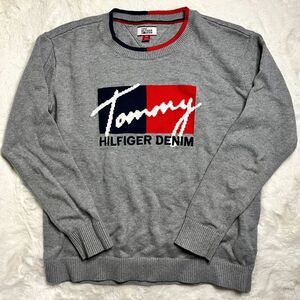 Tommy Hilfiger Gray denim sweater